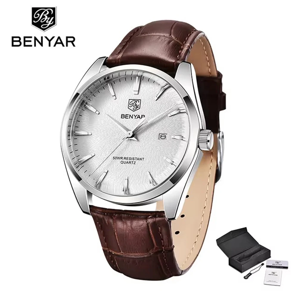 Vintage Collectible Watches - BENYAR Men 2026 Quartz Watch Top