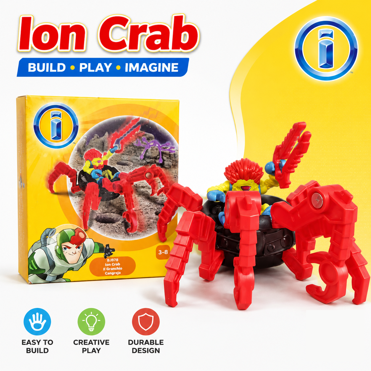 Vintage Collectible And Vintage Dolls - Imaginext 2013 First Edition Ion Crab