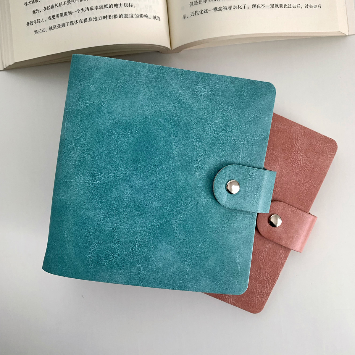 Collectible Vintage Photos - Journal GO 25pages PU Leather Flexi