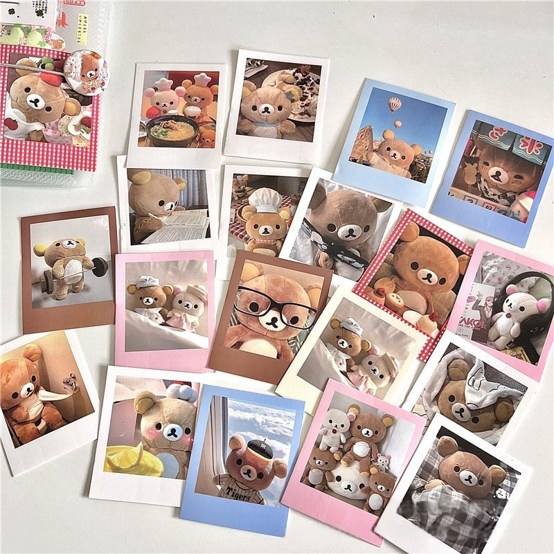 Collectible Vintage Photos - Cute Rilakkumas Bear Diy Scrapbook Decor