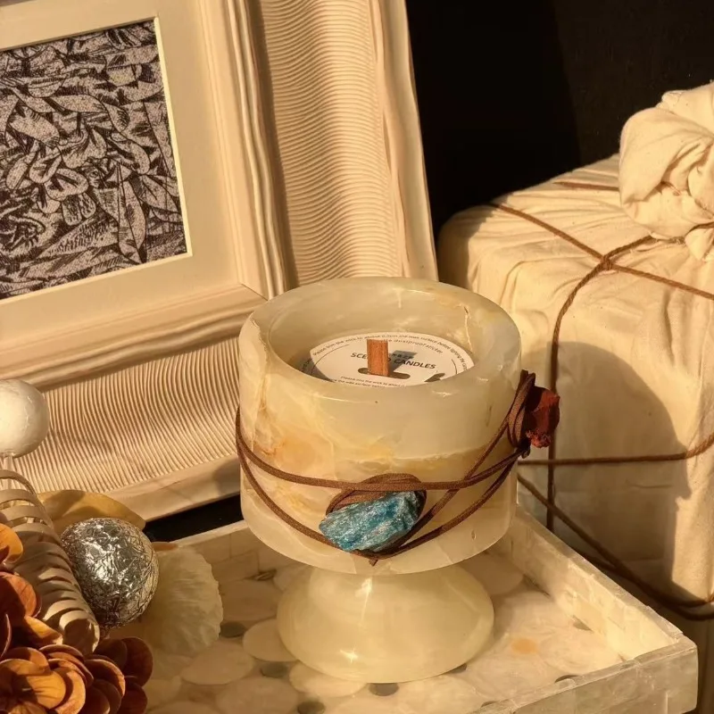 Nordic Amber Jade Candle Holde - Collectible Vintage Matches reseña y precio