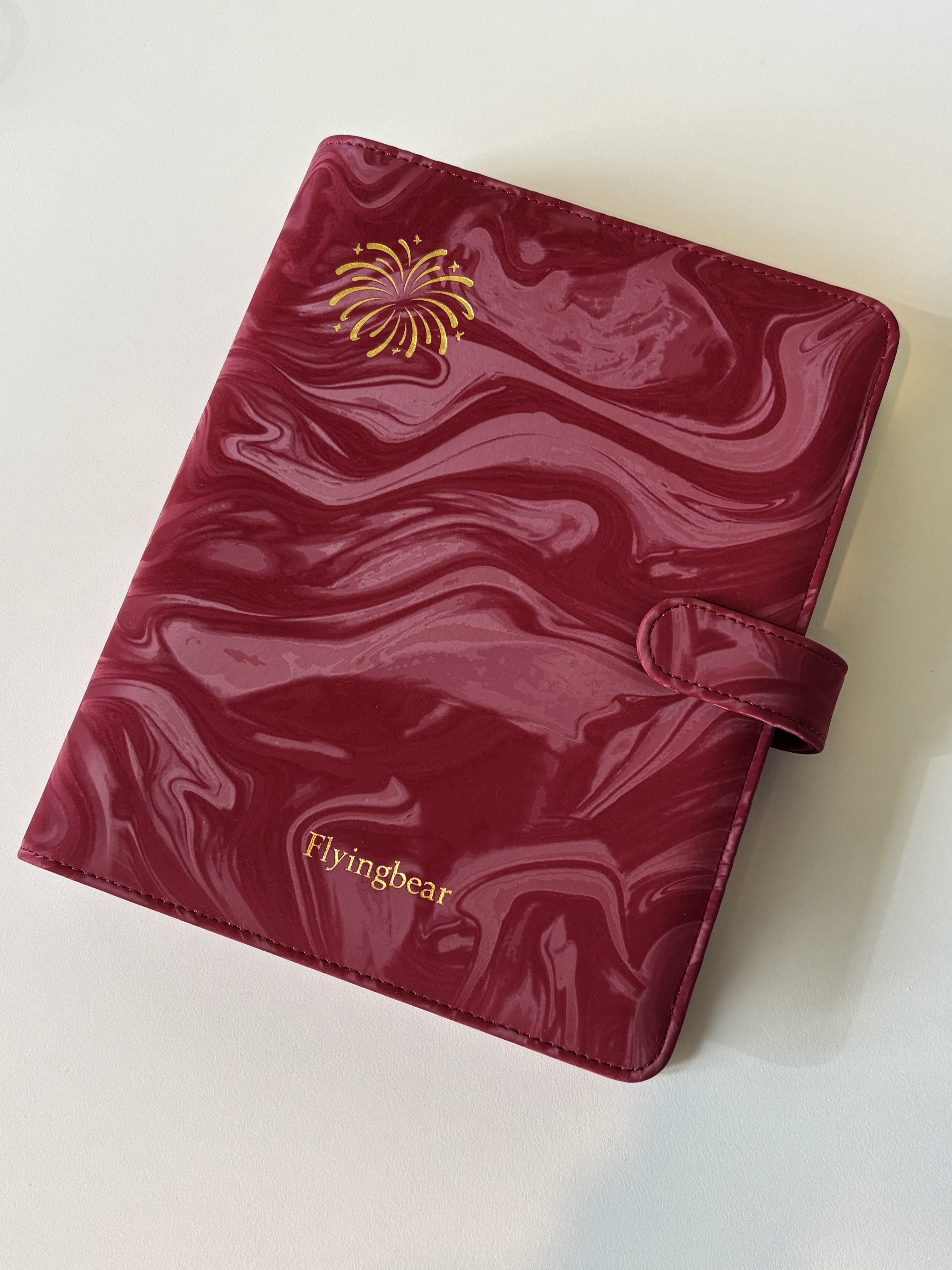Red Firework Pattern A5 Binder - Polaroid Photo Album reseña y precio
