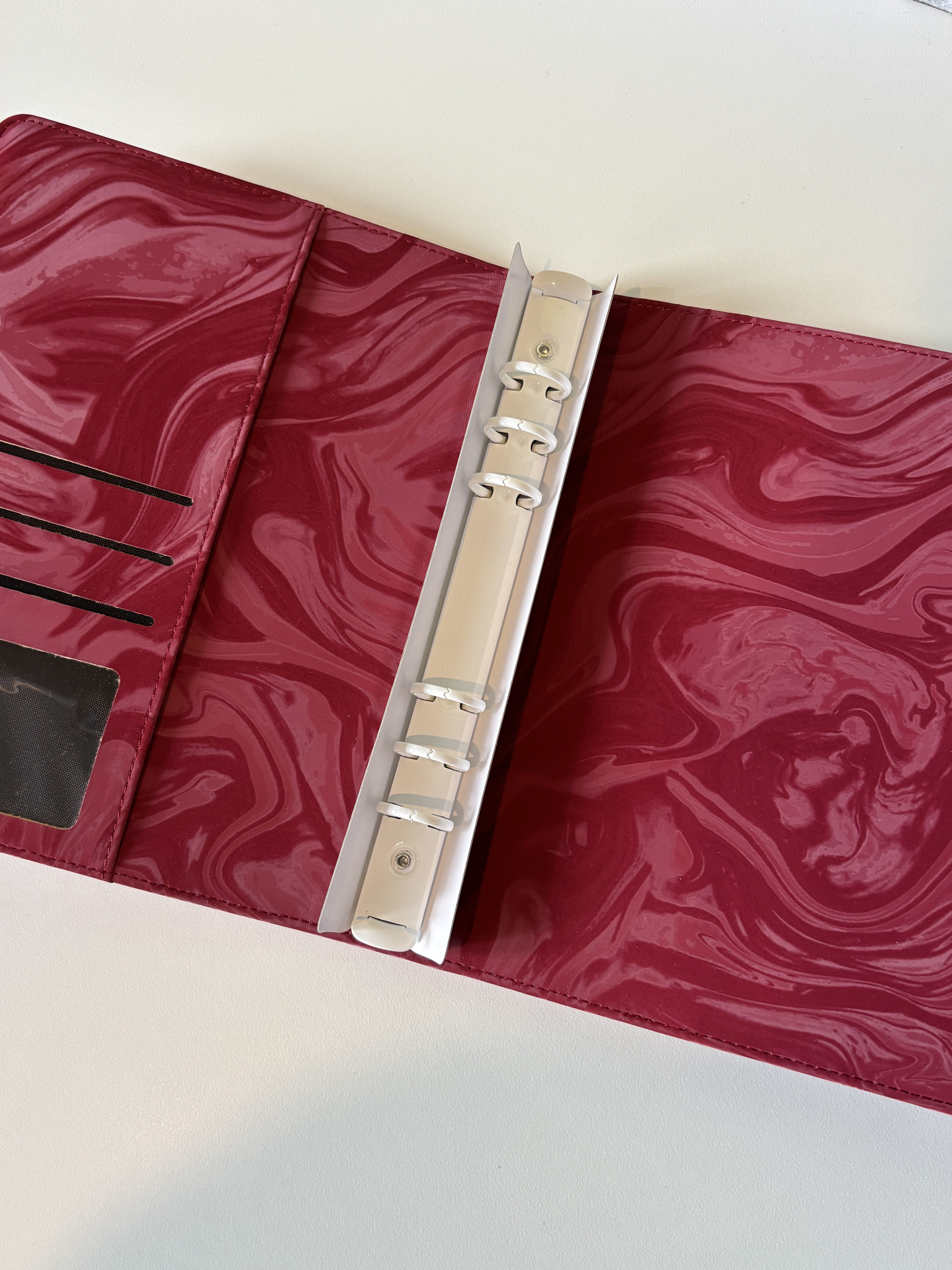 Red Firework Pattern A5 Binder - Polaroid Photo Album reseña y precio