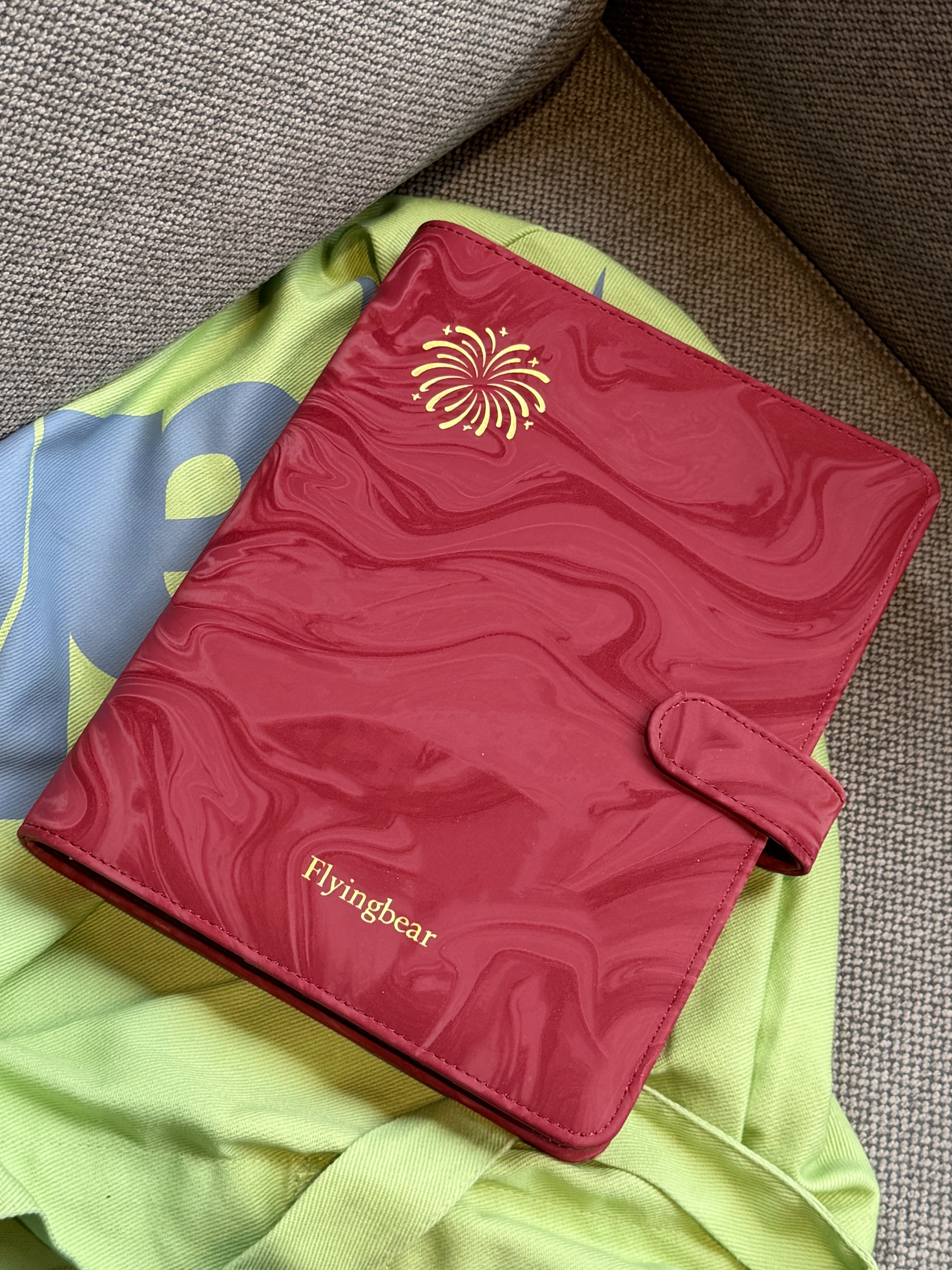 Red Firework Pattern A5 Binder - Polaroid Photo Album reseña y precio
