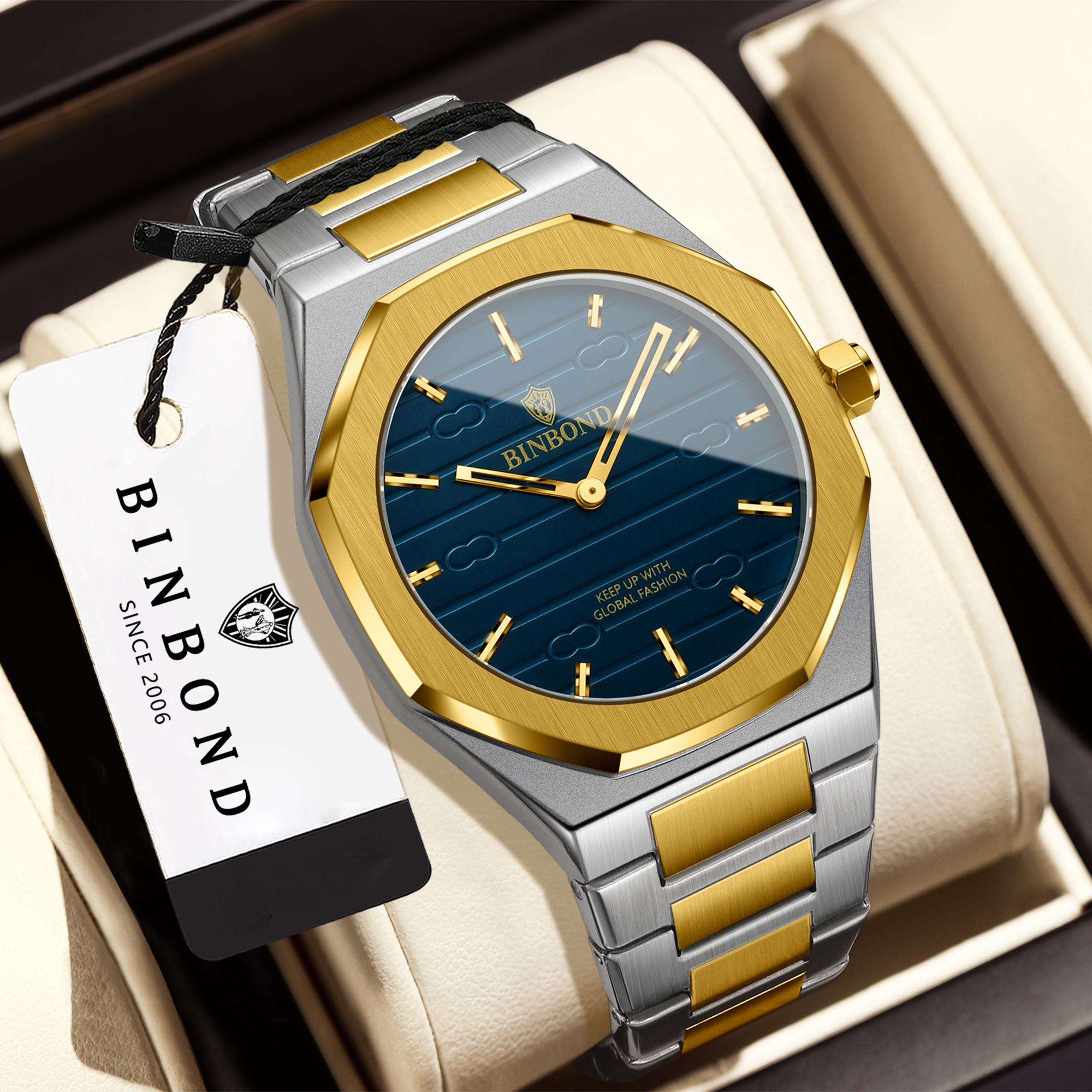 BINBOND Luxury Vintage Quartz  - Vintage Collectible Watches reseña y precio