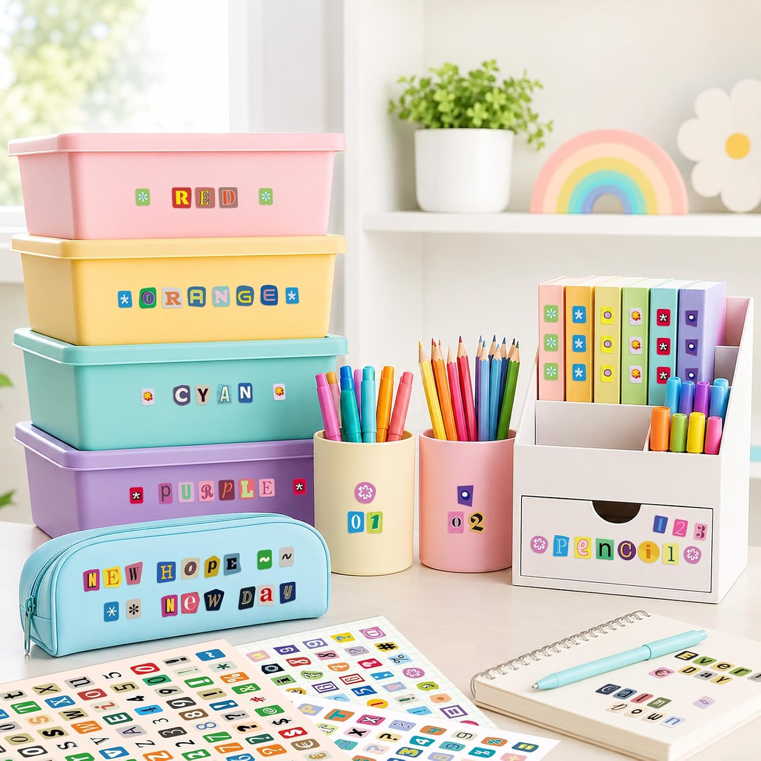 5200Pcs+/48Sheets Self Adhesiv - Vintage Collectible Books reseña y precio
