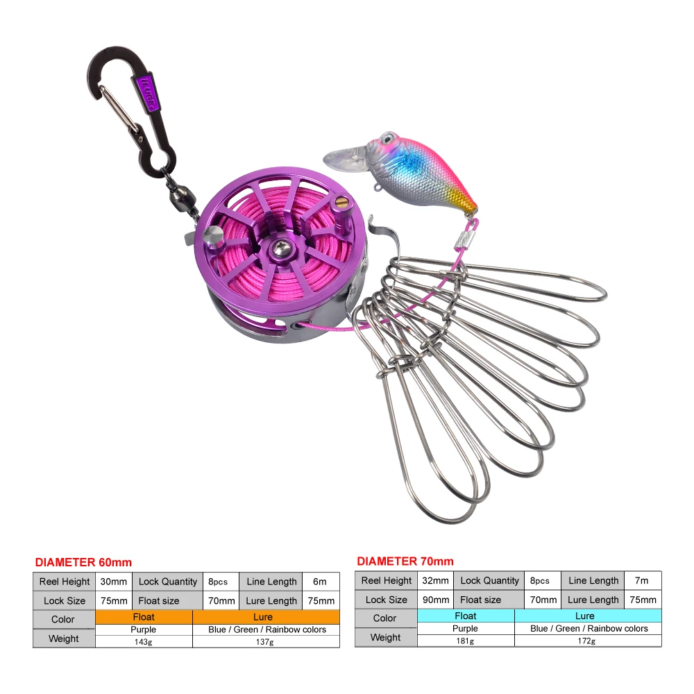 Fishing Lock Buckle Live Fish  - Developing Tank Reel reseña y precio