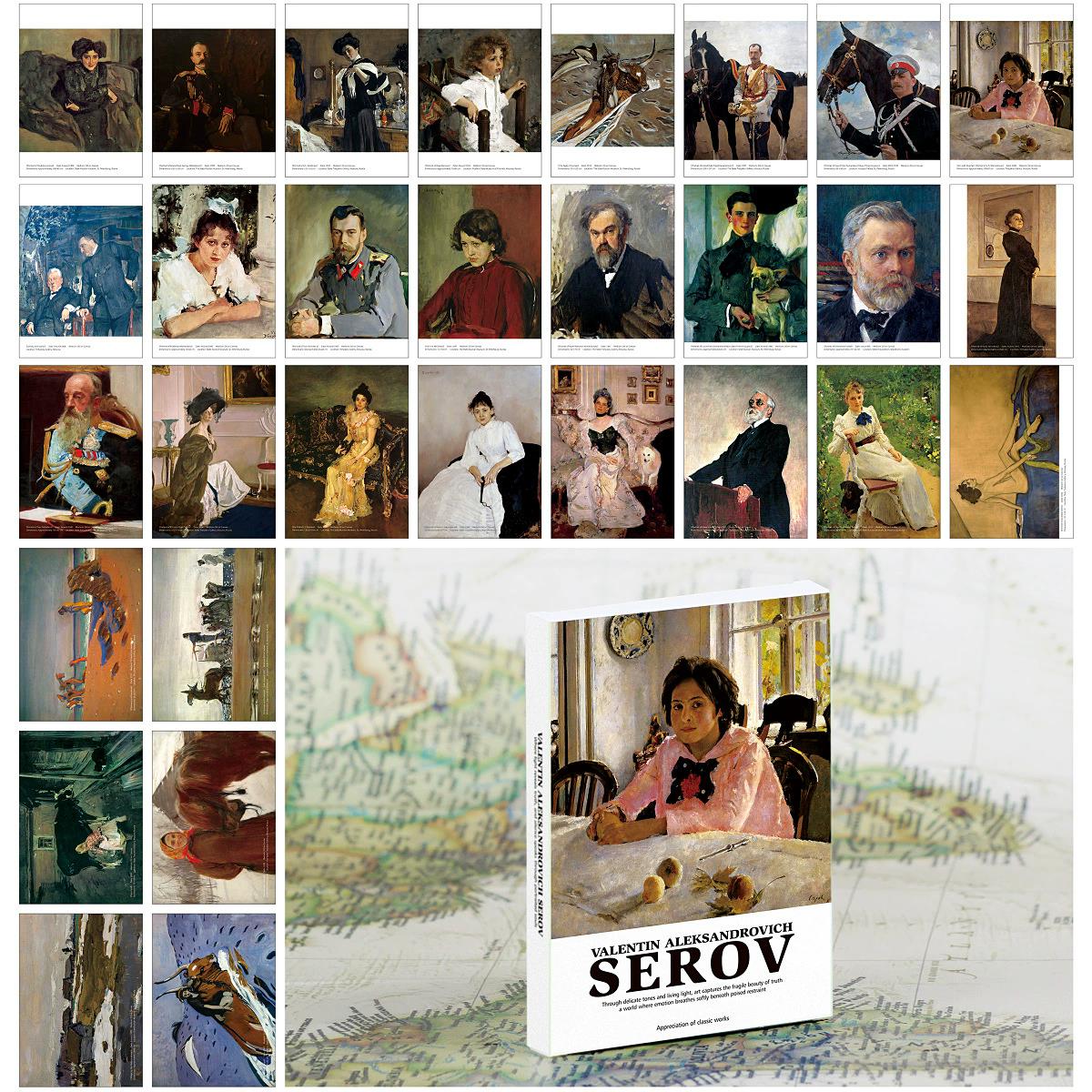 30Pcs Valentin Serov Vintage P - Collectible Vintage Greeting Cards reseña y precio