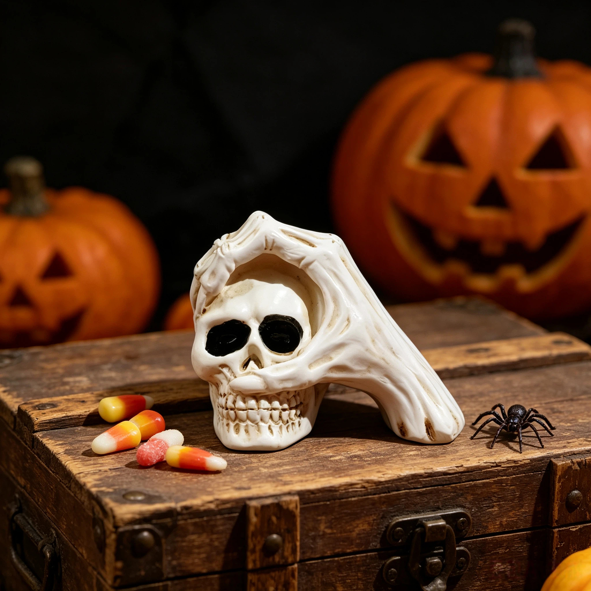 Halloween-Themed Resin Skeleto - Vintage Things Collection reseña y precio