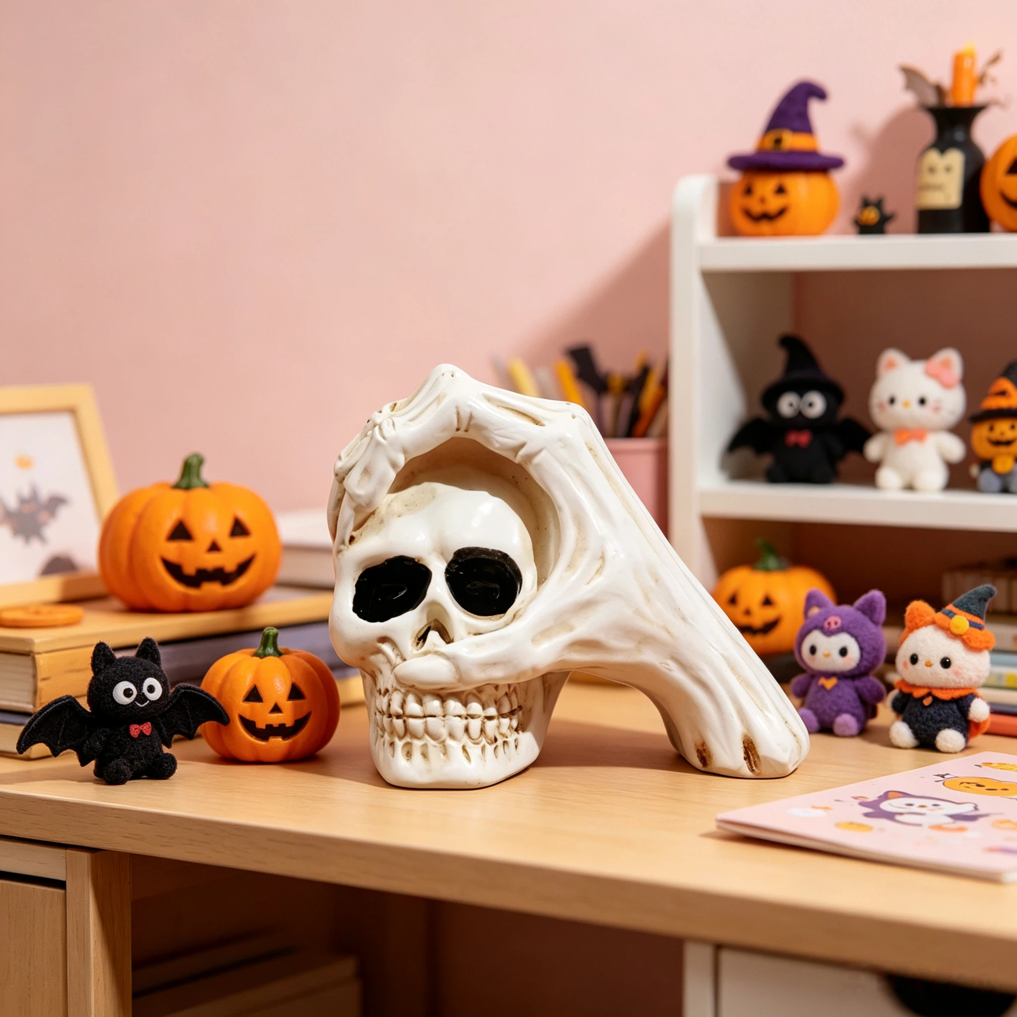 Halloween-Themed Resin Skeleto - Vintage Things Collection reseña y precio