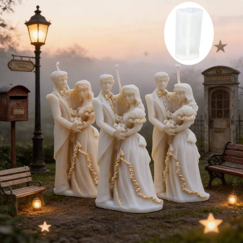 Bride and Groom Silicone Mold  - Vintage Things Collection reseña y precio