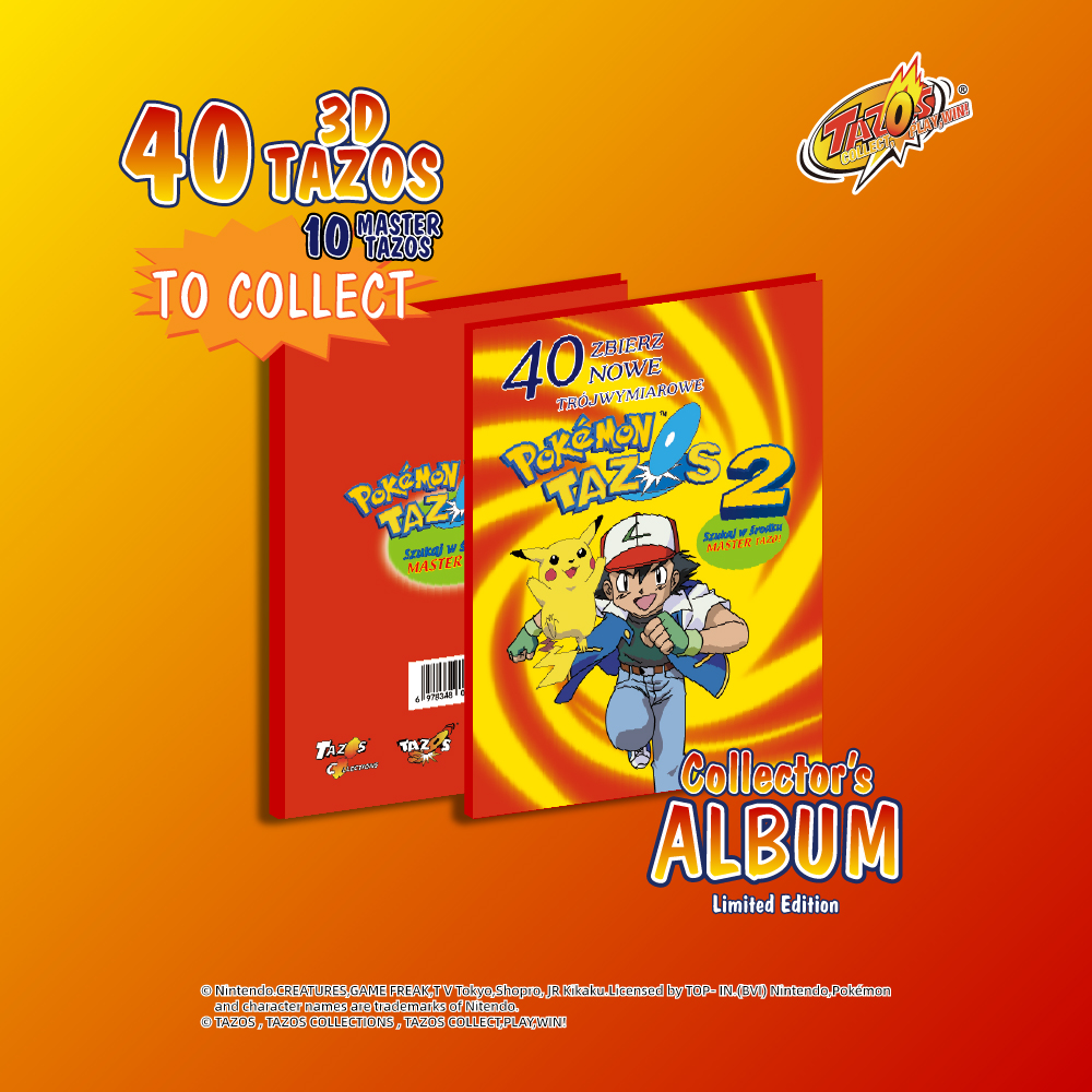 TAZOS Collections Pokemon 3D T - Vintage Pokemon Collectible reseña y precio