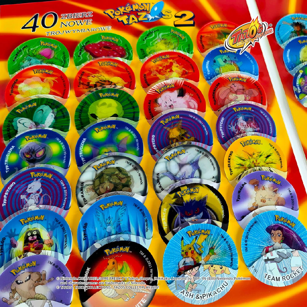 TAZOS Collections Pokemon 3D T - Vintage Pokemon Collectible reseña y precio