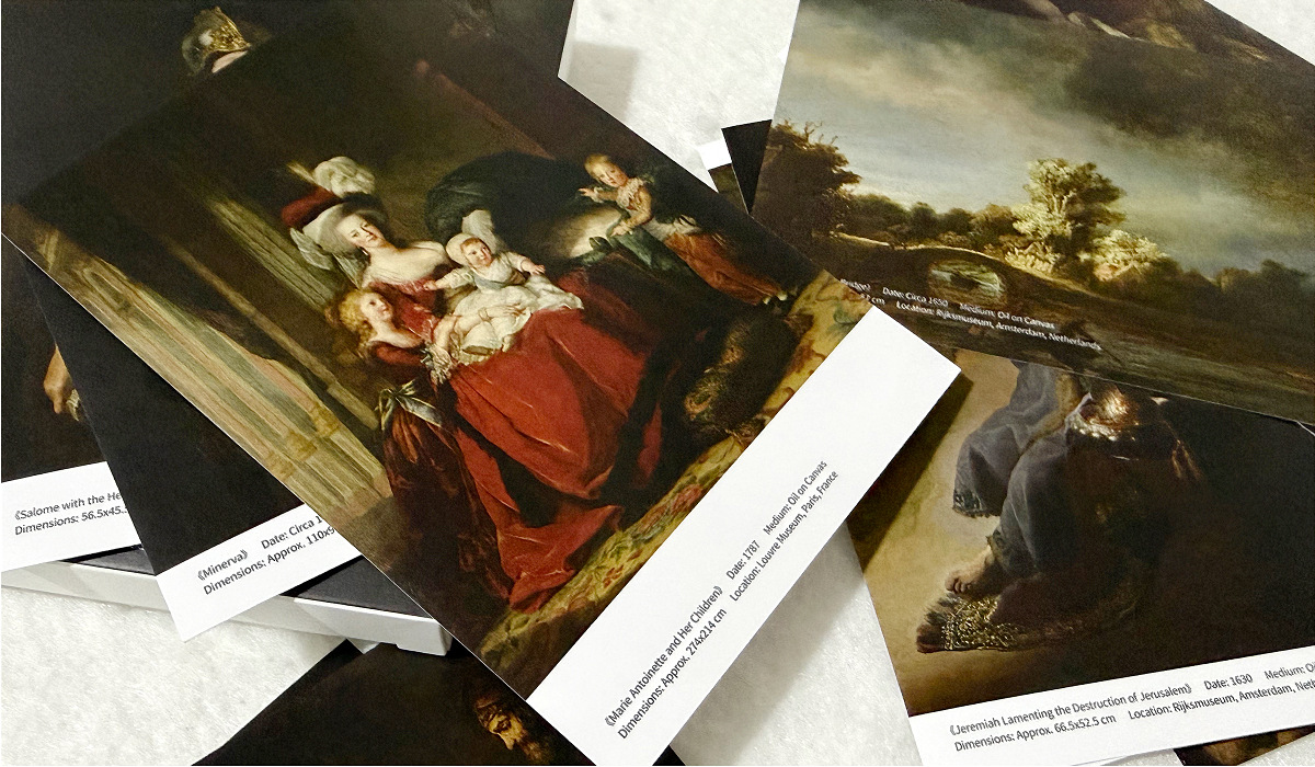 30Pcs Rembrandt Vintage Oil Pa - Collectible Vintage Greeting Cards reseña y precio