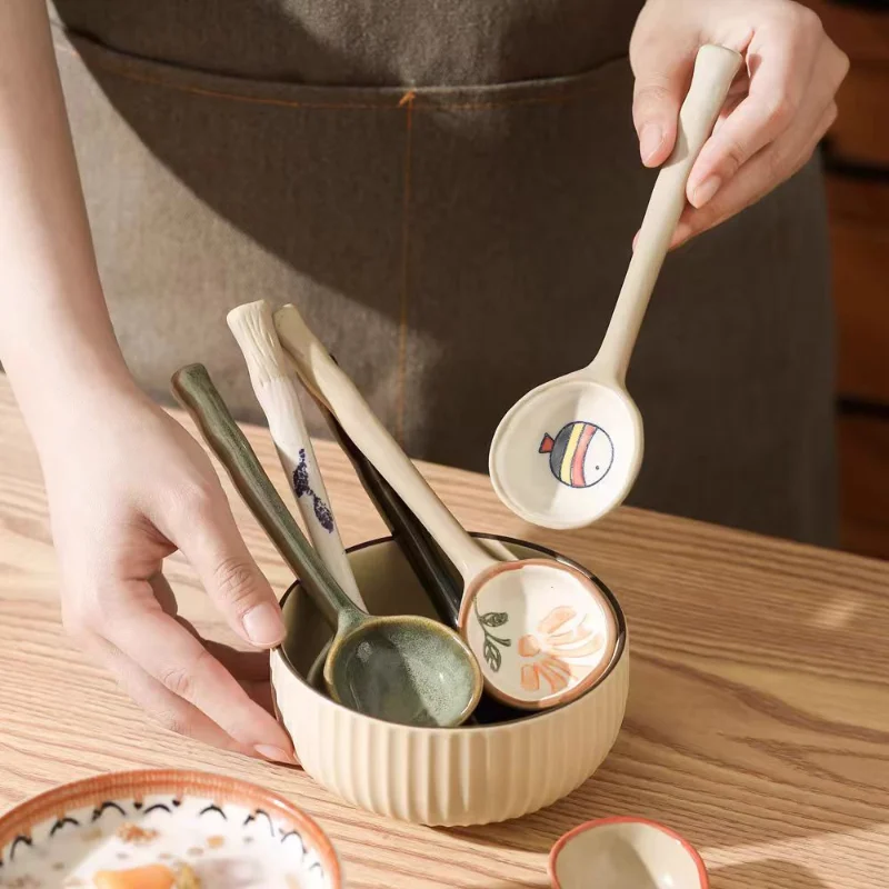 Hand-Painted Ceramic Spoons Co - Vintage Collectible Spoons reseña y precio