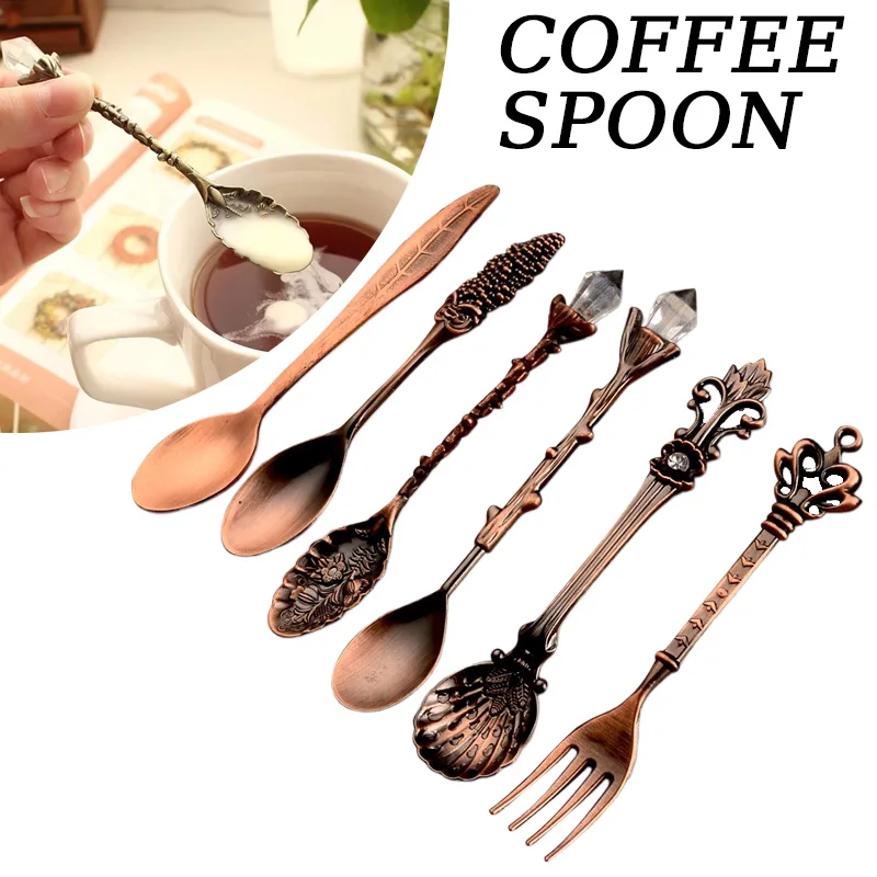 6pcs Set Ice Cream Spoon Jam S - Vintage Collectible Spoons reseña y precio