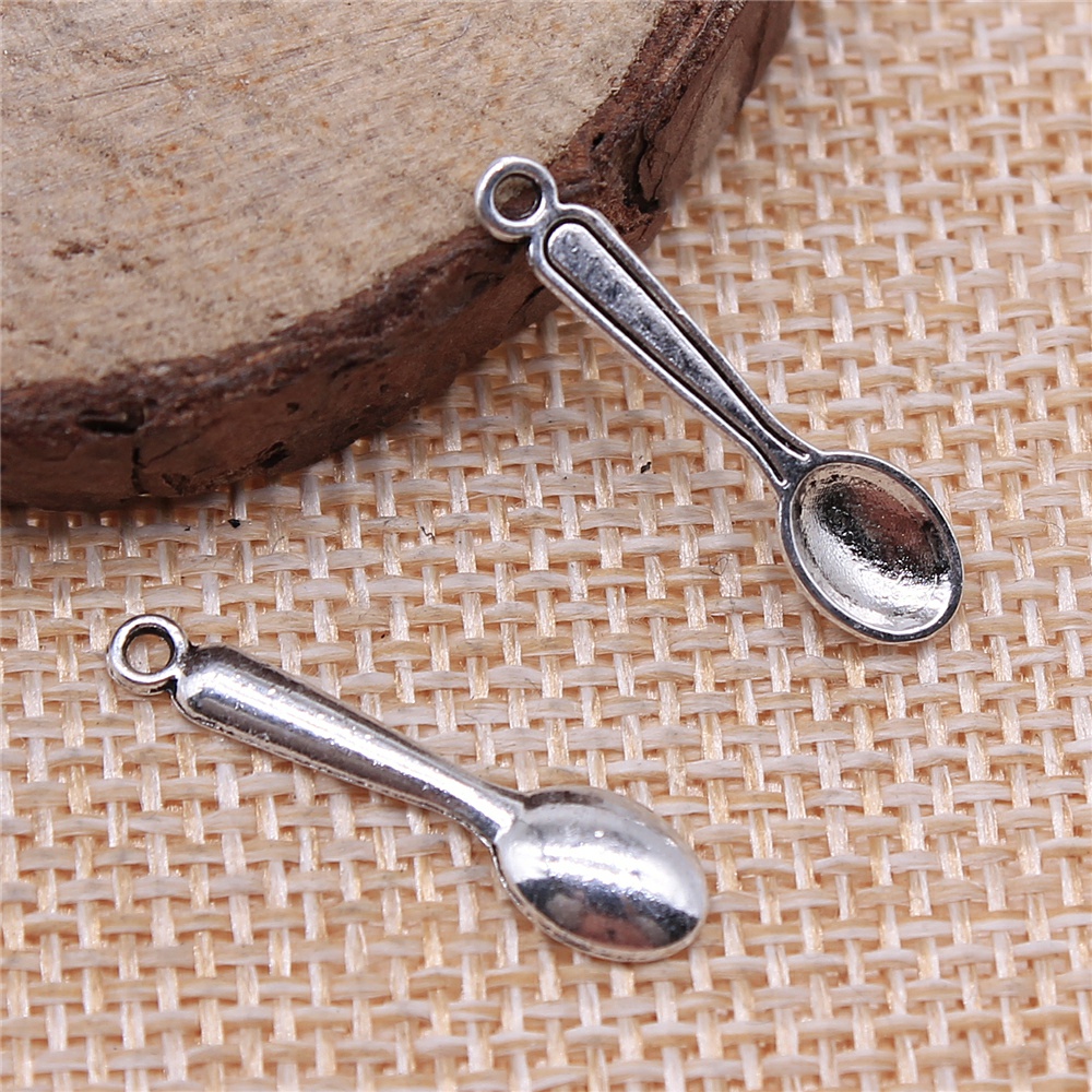 WYSIWYG 40pcs 24x6mm Charms Ki - Vintage Collectible Spoons reseña y precio