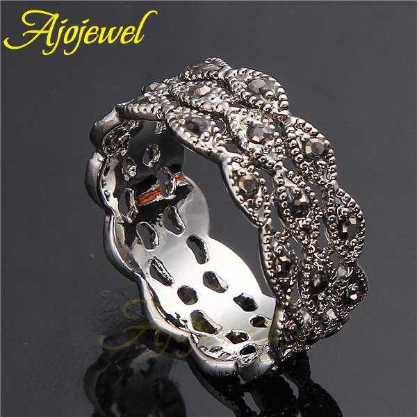 Ajojewel 3 Layer Rhinestone Ri - Vintage Collectible Items reseña y precio