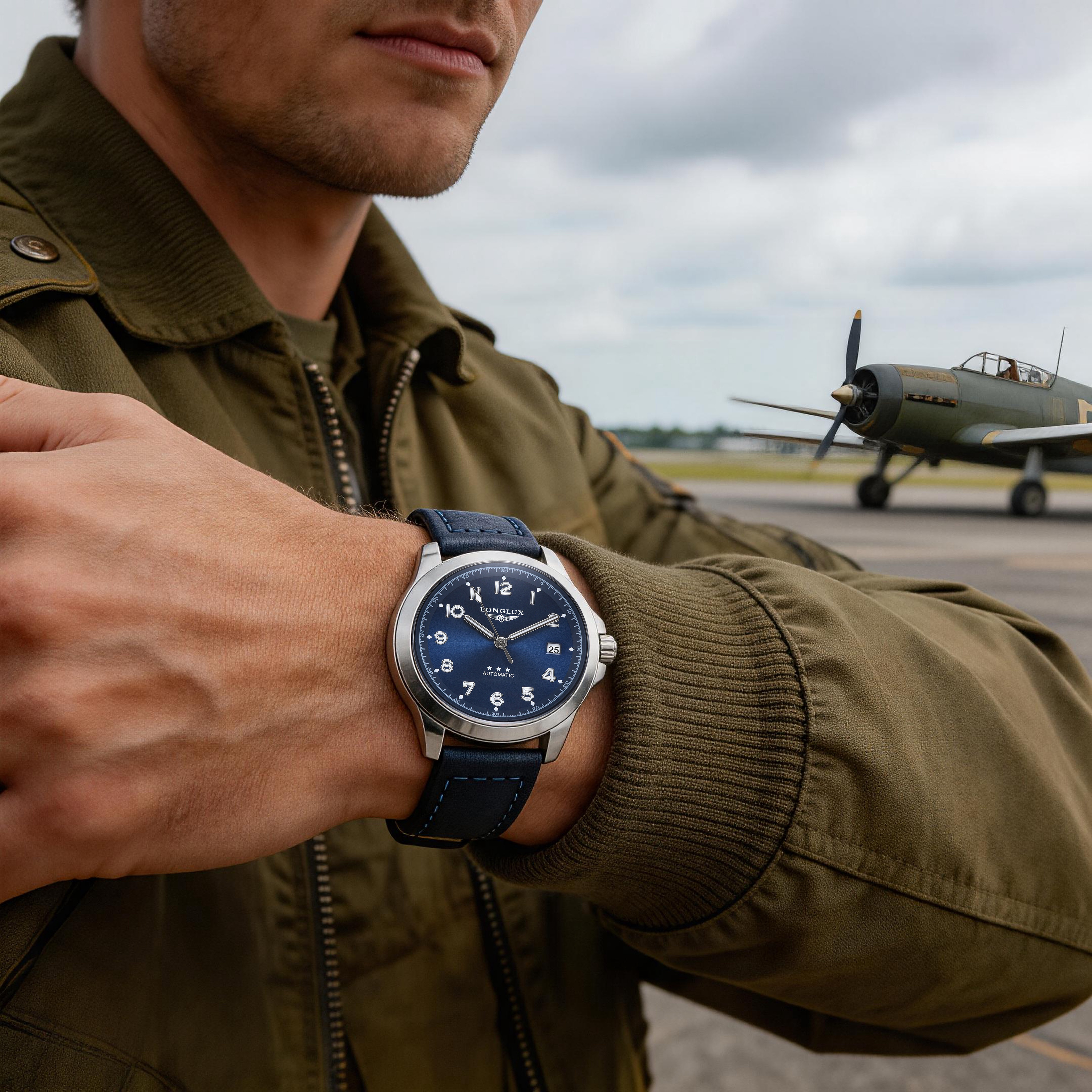 Men automatic watch pilot busi - Vintage Collectible Watches reseña y precio