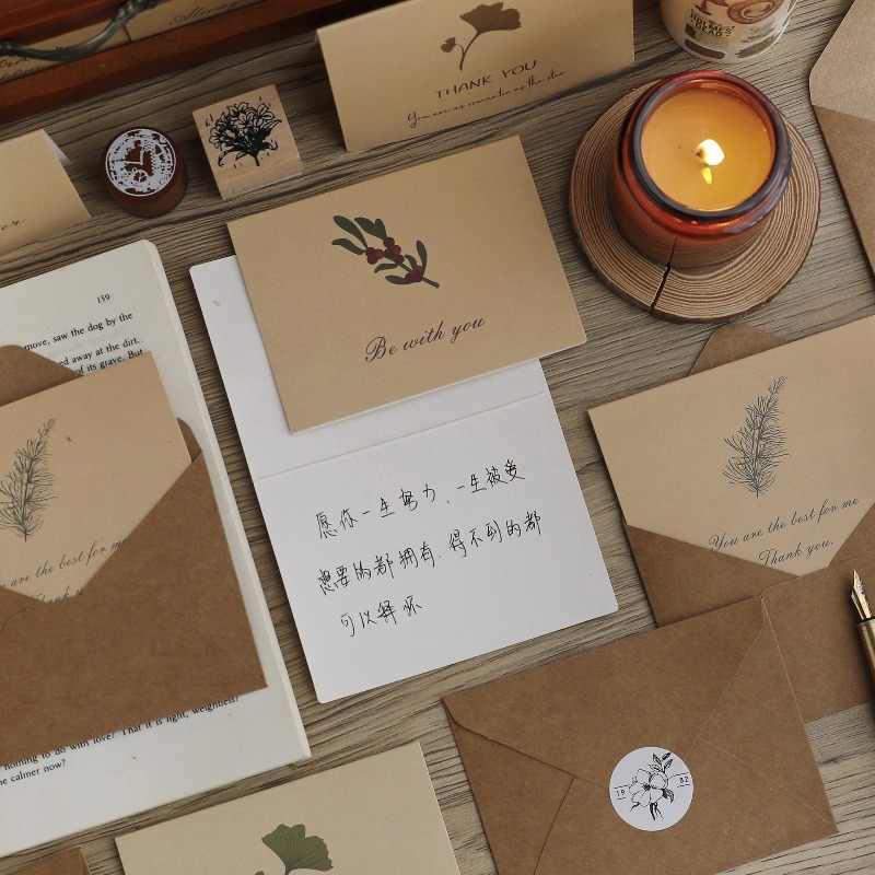 6pcs Set Vintage Plant Oil Pai - Collectible Vintage Greeting Cards reseña y precio