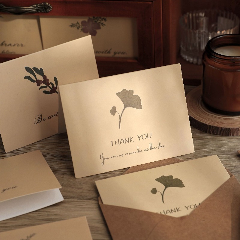 6pcs Set Vintage Plant Oil Pai - Collectible Vintage Greeting Cards reseña y precio
