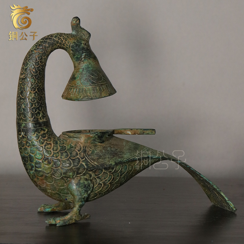 Long-Tailed Phoenix Bird Lamp  - Collectible Vintage Lamps reseña y precio