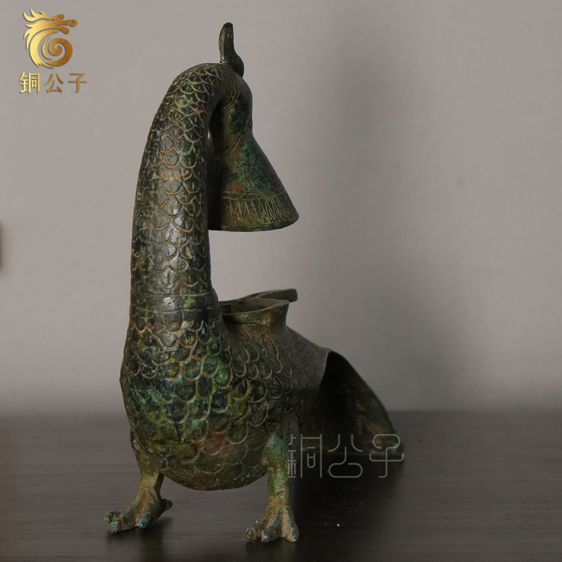 Long-Tailed Phoenix Bird Lamp  - Collectible Vintage Lamps reseña y precio