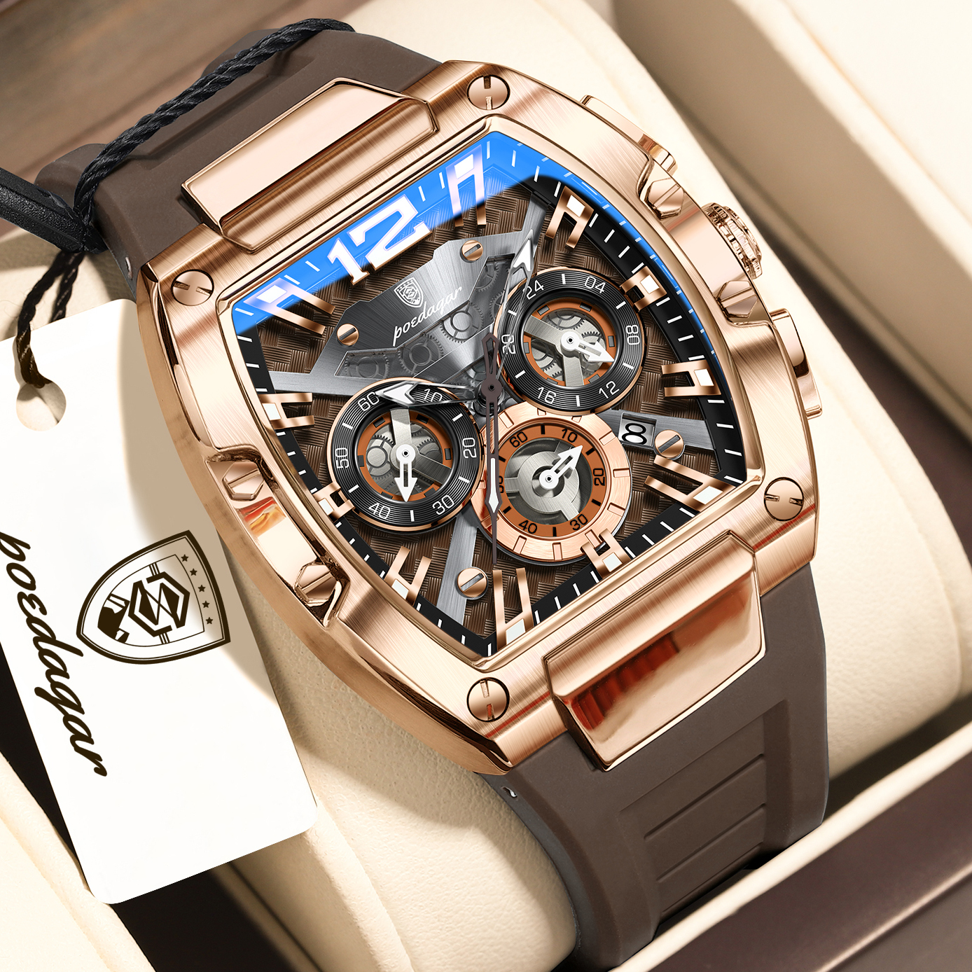 POEDAGAR Fashion Top Quartz Me - Vintage Collectible Watches reseña y precio