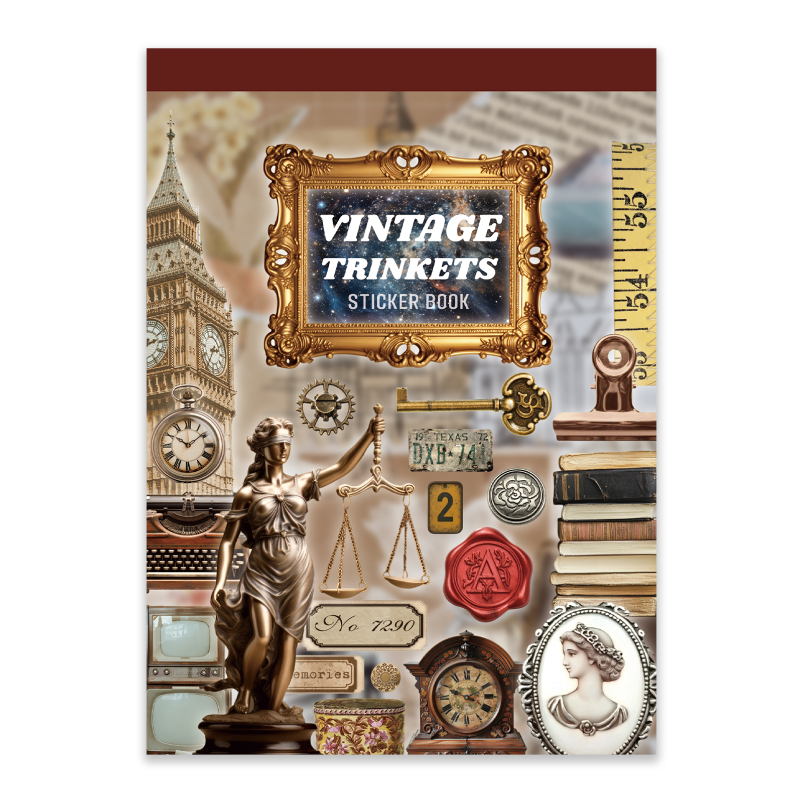 Vintage Trinkets Sticker Books - Vintage Collectible Books reseña y precio