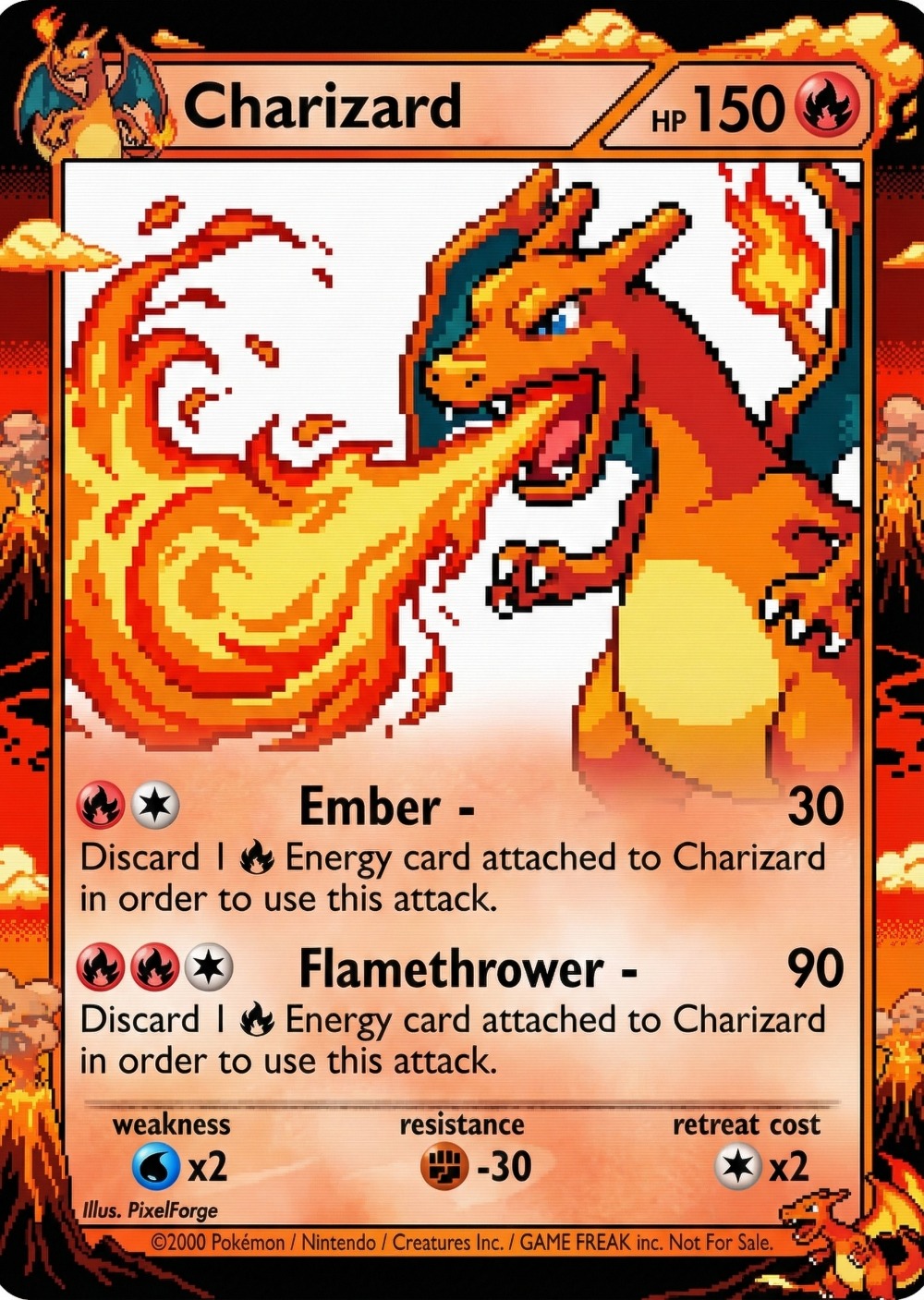 5Pcs Pokemon Cards Charizard G - Vintage Pokemon Collectible reseña y precio