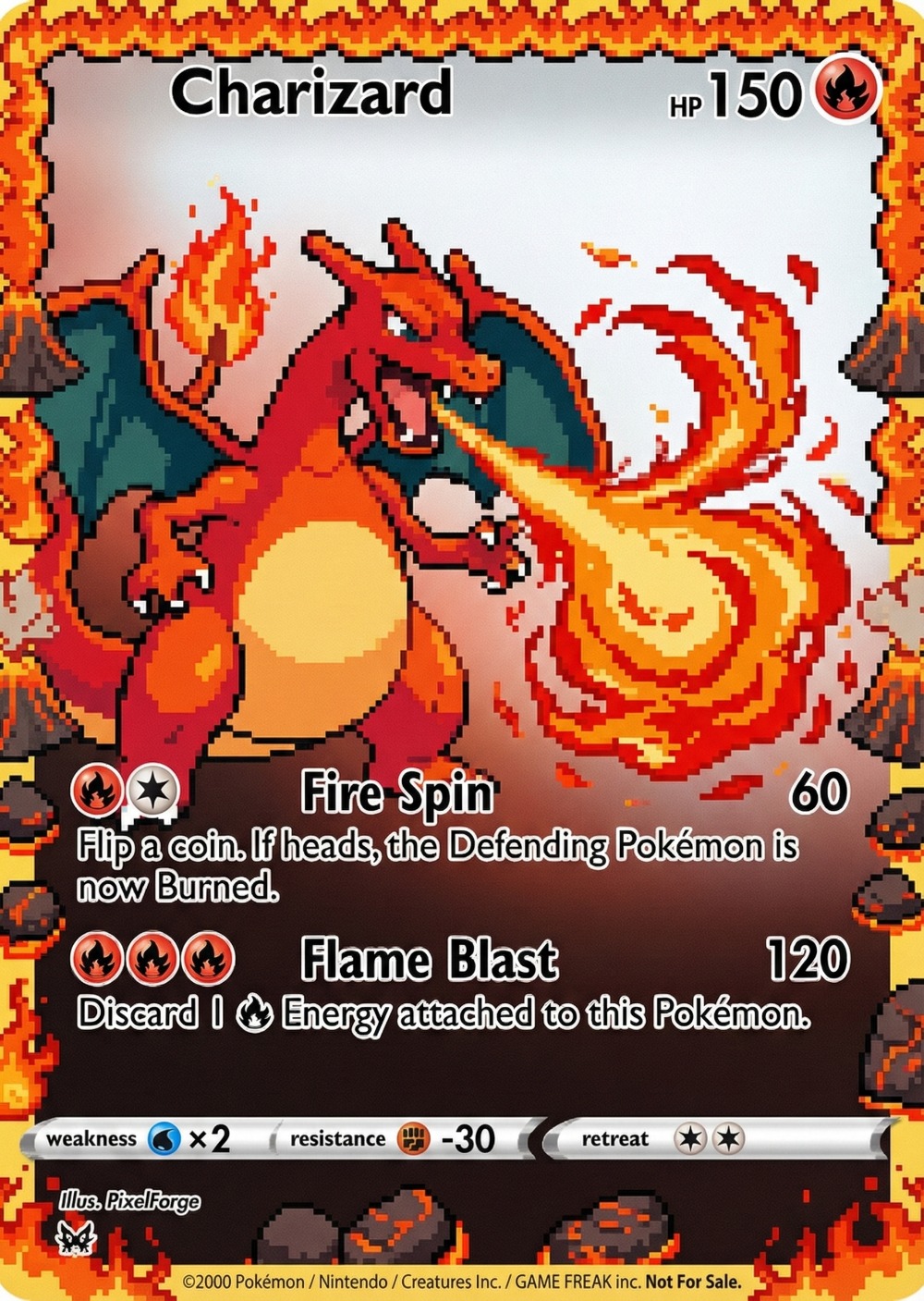 5Pcs Pokemon Cards Charizard G - Vintage Pokemon Collectible reseña y precio