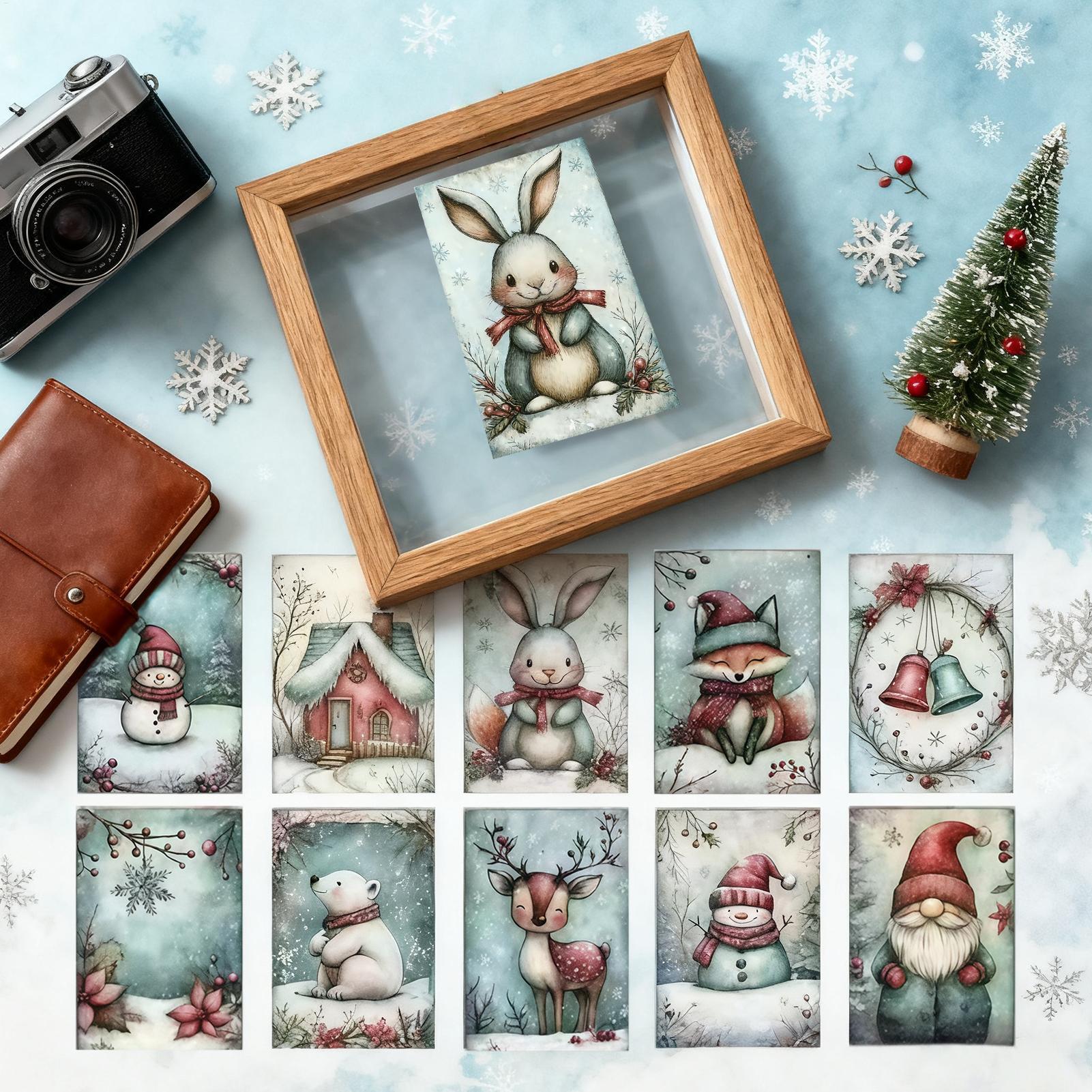 Christmas Greeting Card 20-Pie - Collectible Vintage Greeting Cards reseña y precio