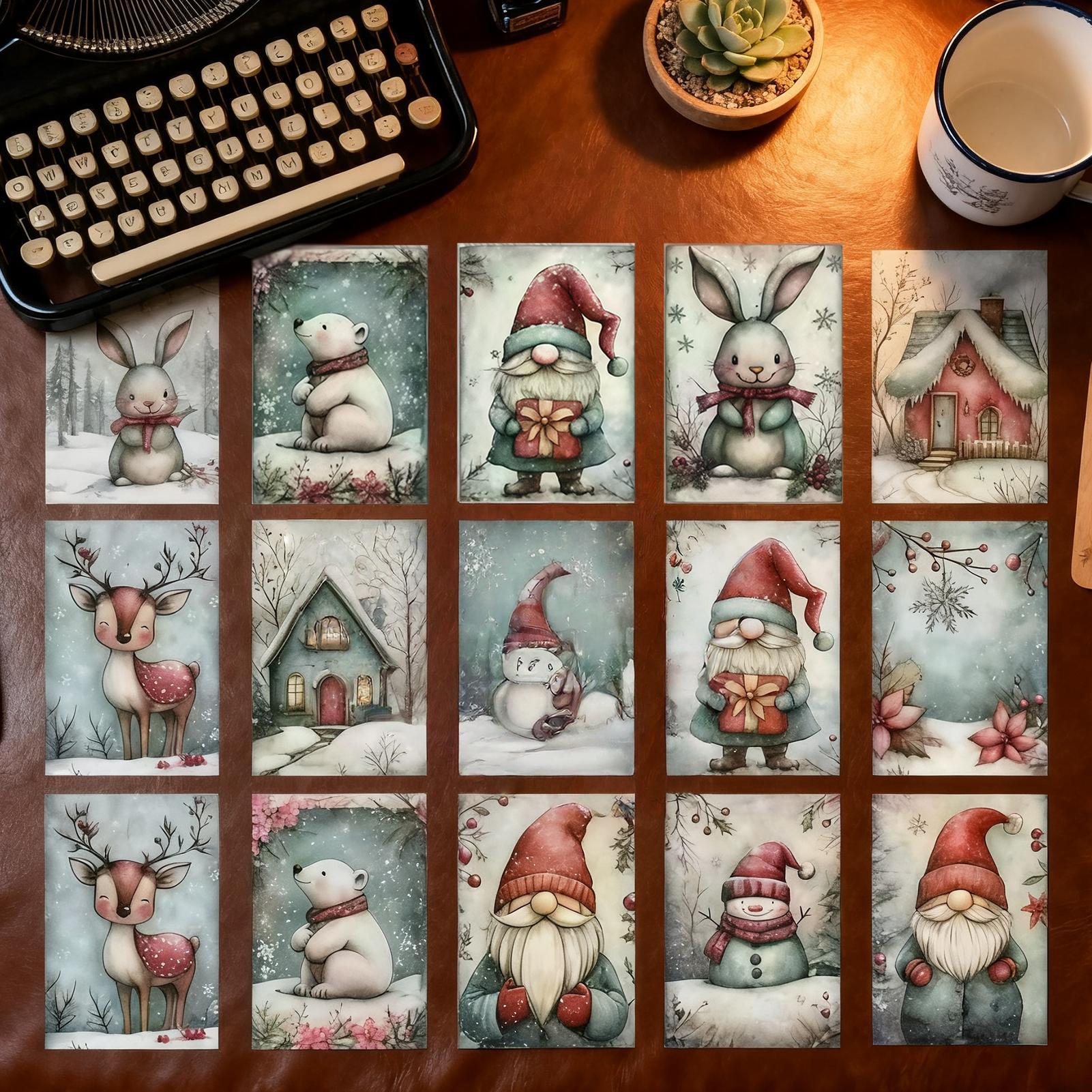 Christmas Greeting Card 20-Pie - Collectible Vintage Greeting Cards reseña y precio