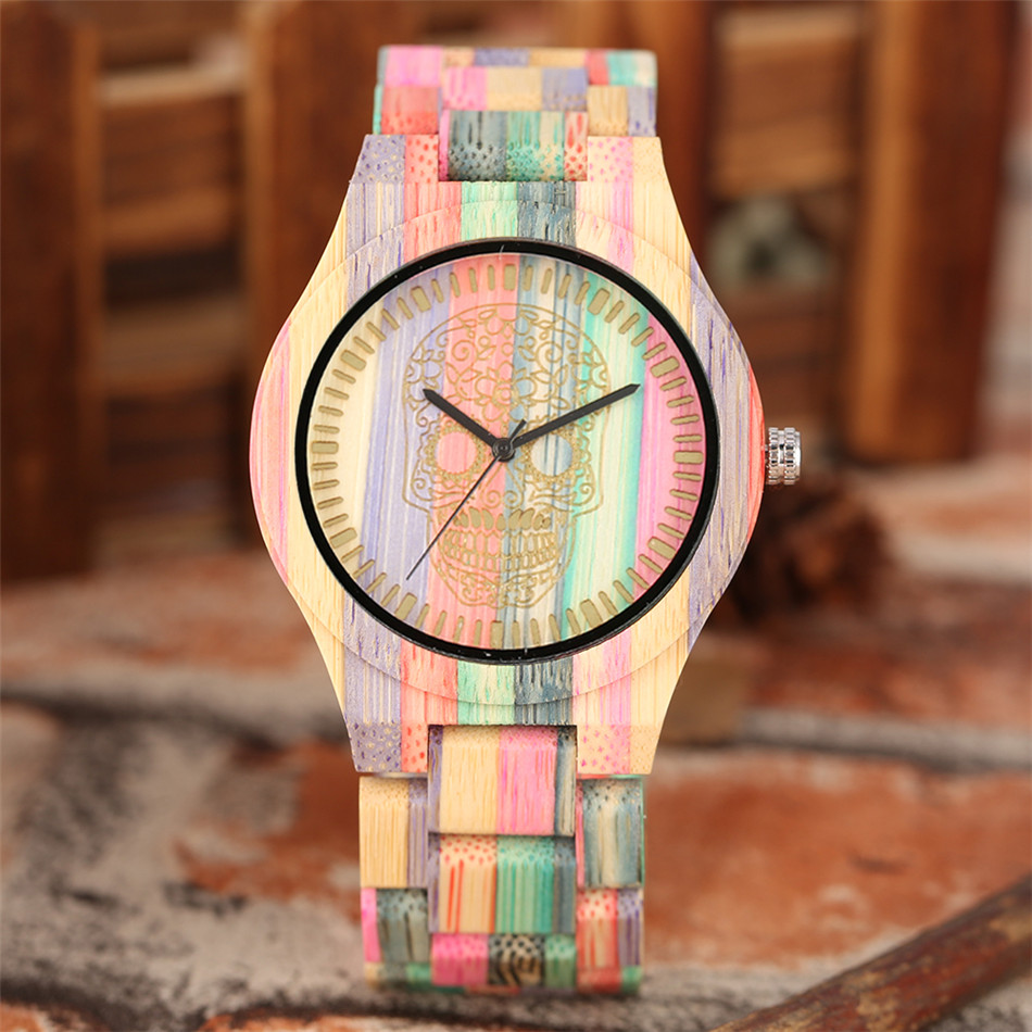 Vintage Stylish Colorful Bambo - Vintage Collectible Watches reseña y precio