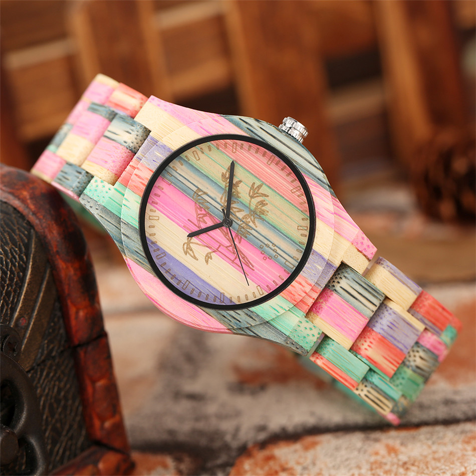 Vintage Stylish Colorful Bambo - Vintage Collectible Watches reseña y precio