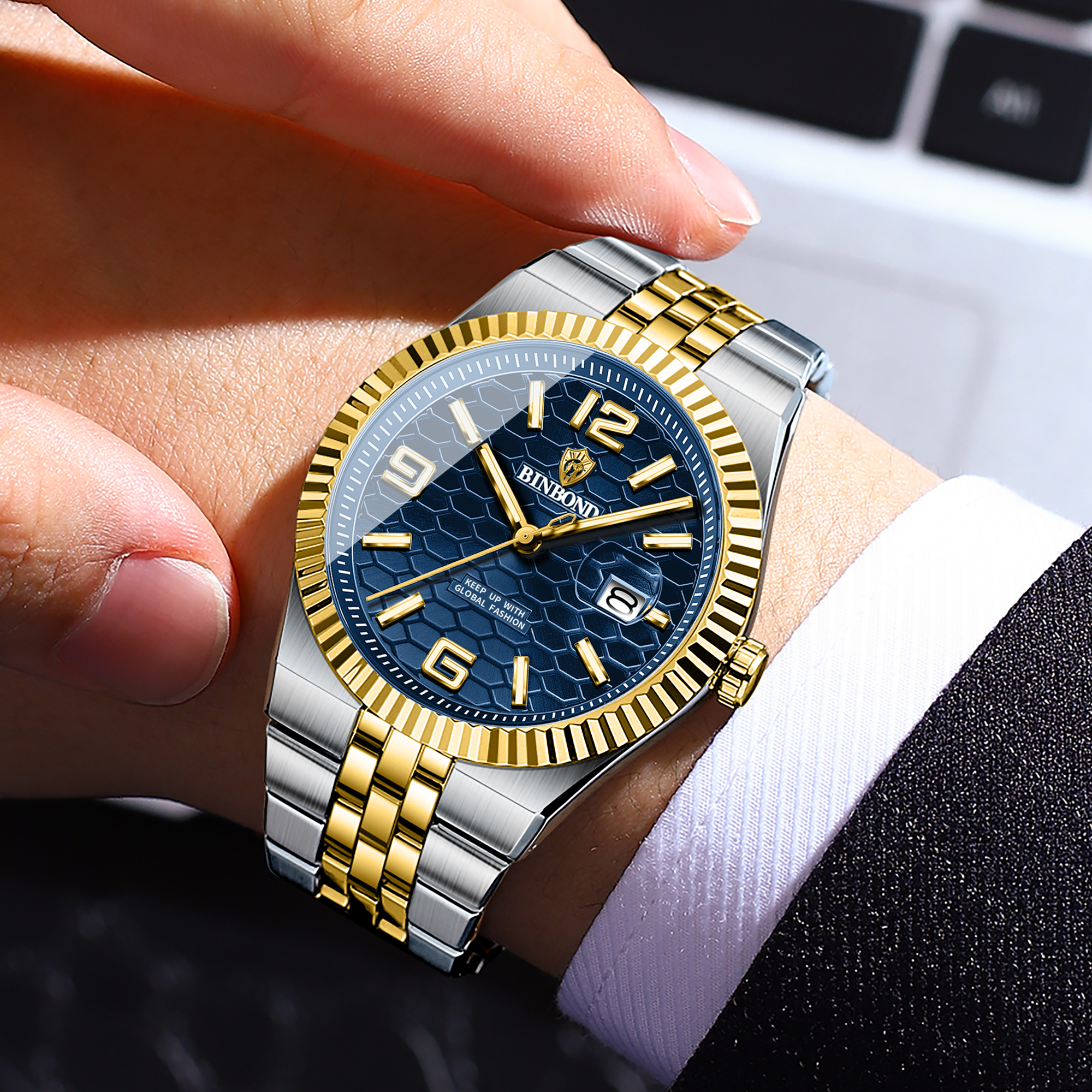 BINBOND Orginal Brand Quartz W - Vintage Collectible Watches reseña y precio