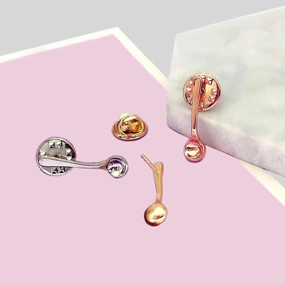 Gift Cute Design Spoon Brooch  - Vintage Collectible Spoons reseña y precio