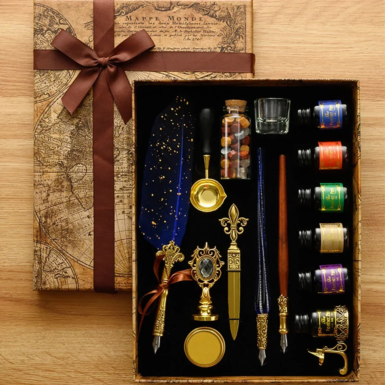 Classic Calligraphy Feather Pe - Vintage Collectible Stamps reseña y precio