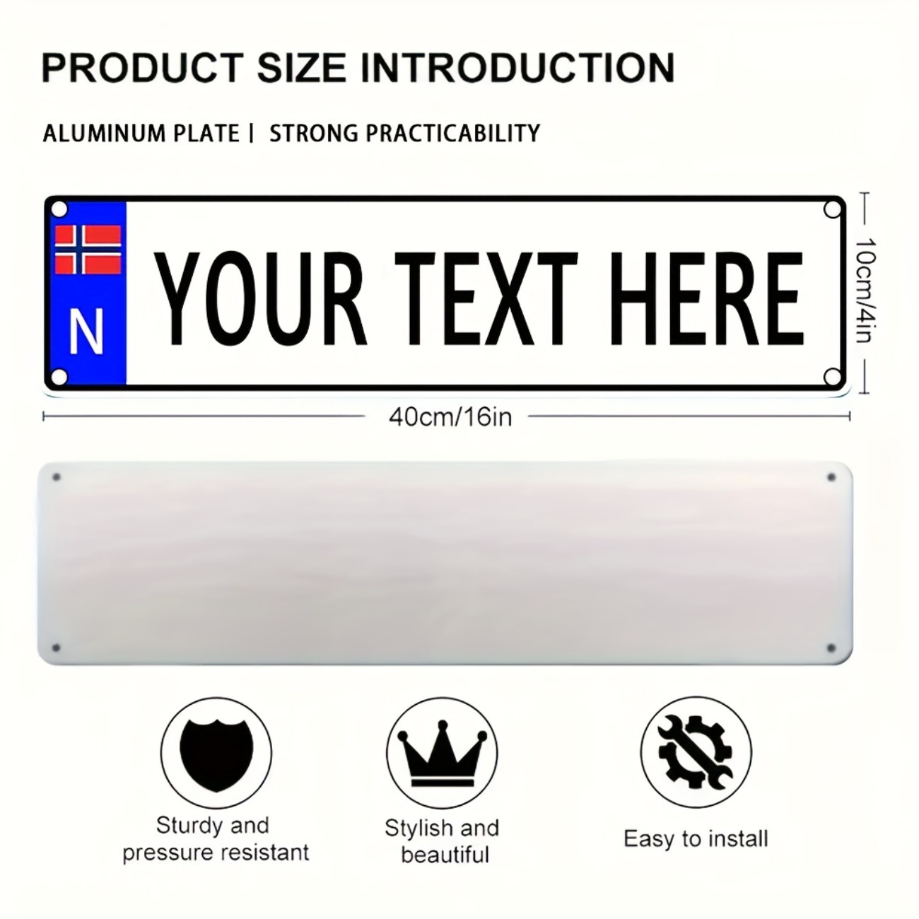 Personalized Custom Norwegian  - Vintage Collector reseña y precio