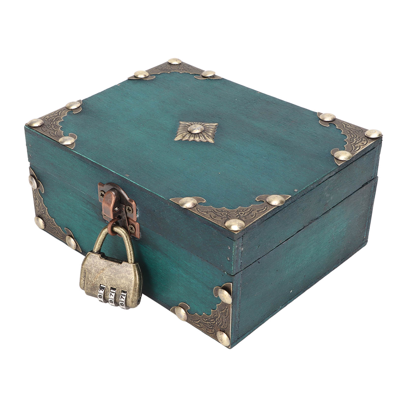Wooden Jewelry Storage Case wi - Vintage Collectible Items reseña y precio