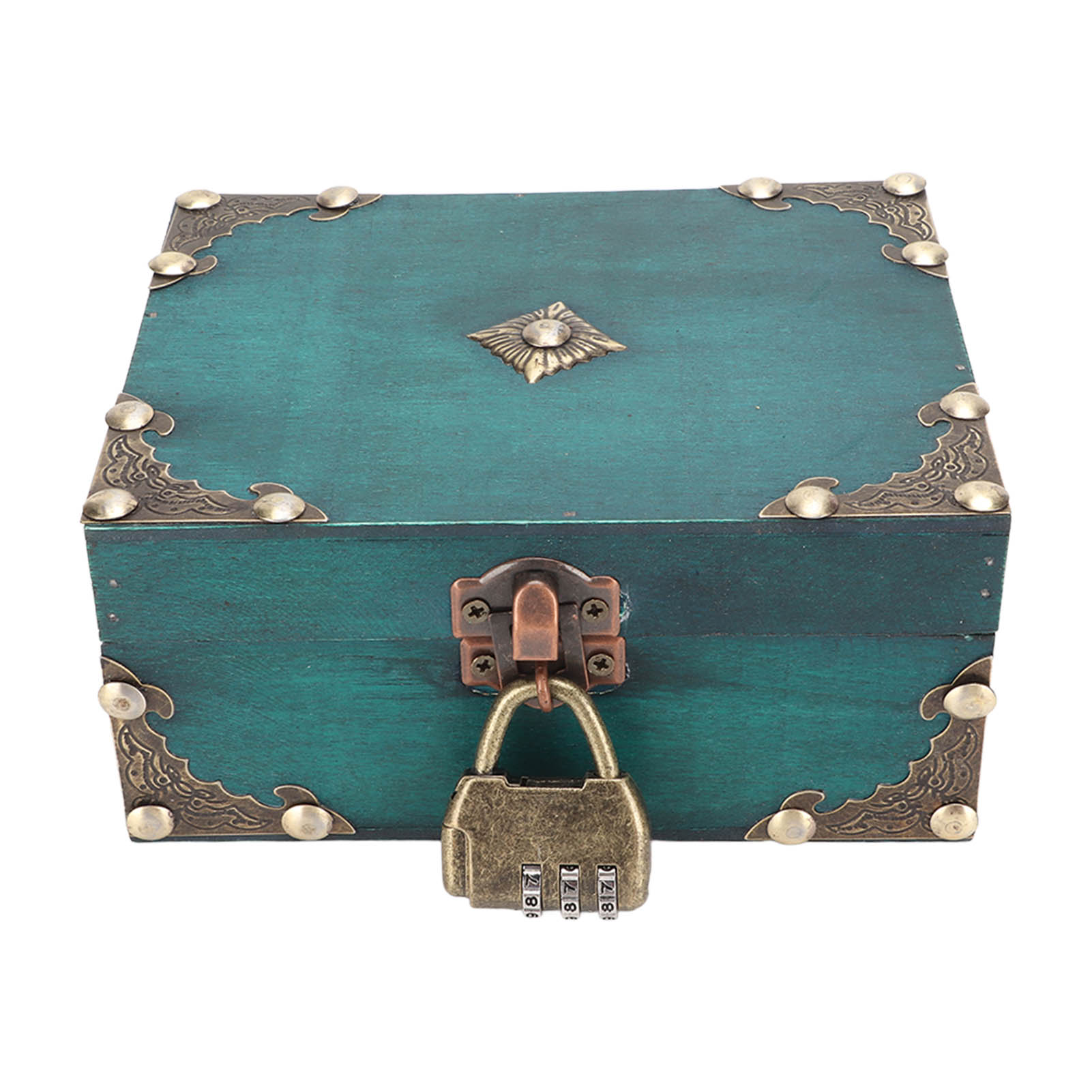 Wooden Jewelry Storage Case wi - Vintage Collectible Items reseña y precio