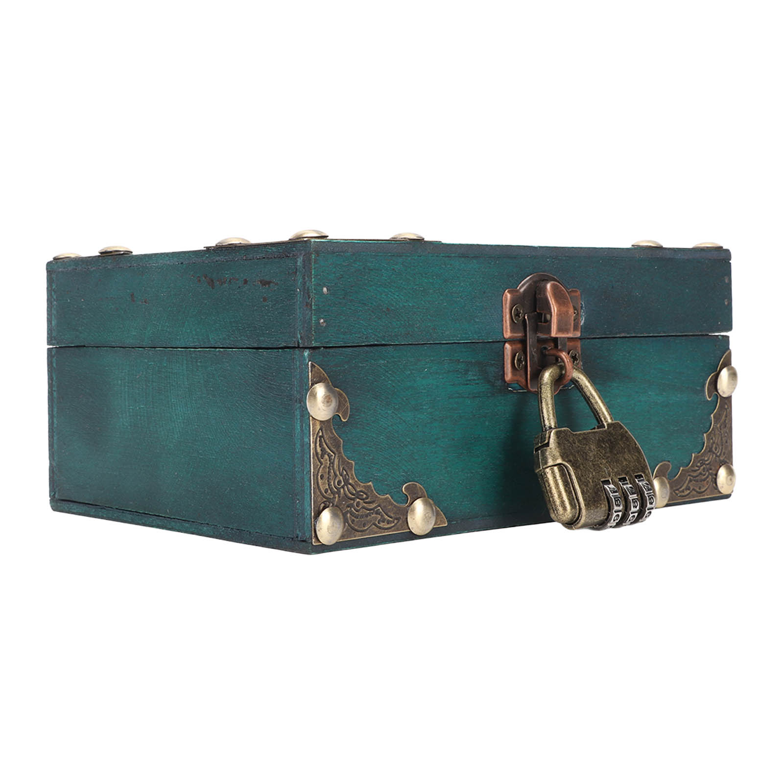Wooden Jewelry Storage Case wi - Vintage Collectible Items reseña y precio