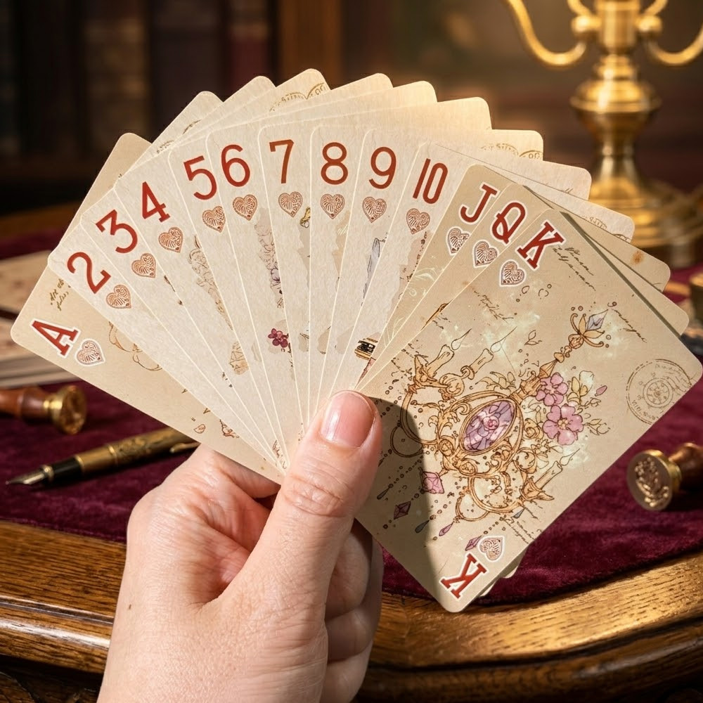 55pcs Vintage Aesthetic Playin - Vintage Collectible Playing Cards reseña y precio