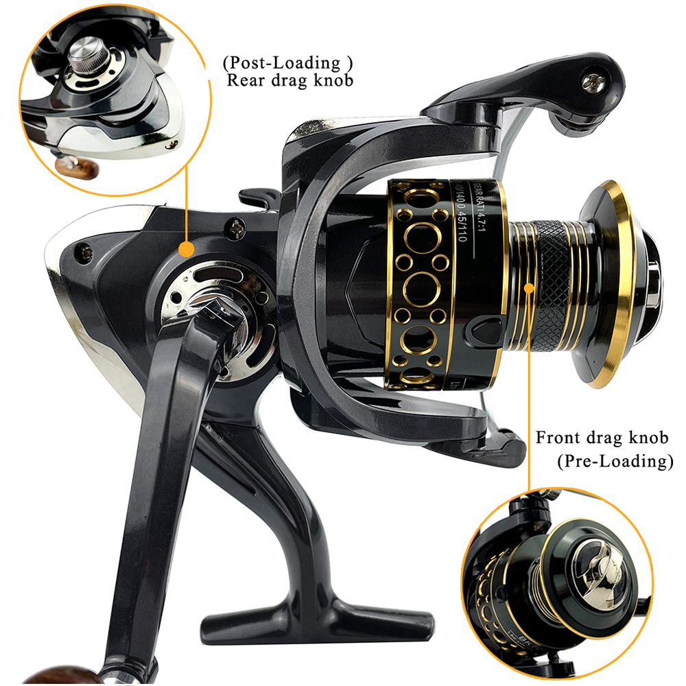 Portable Sea Fishing Rod Reel  - Developing Tank Reel reseña y precio