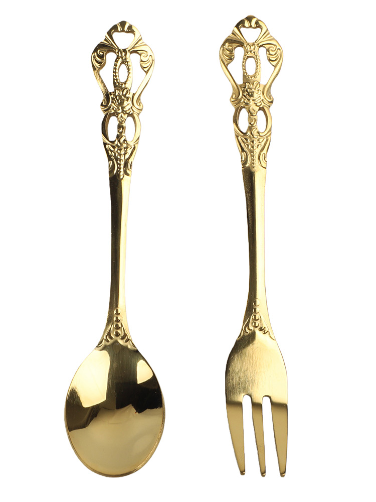 1 Pair Vintage Spoons Fork Min - Vintage Collectible Spoons reseña y precio