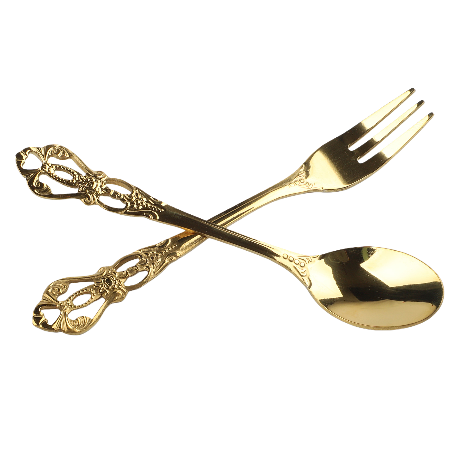1 Pair Vintage Spoons Fork Min - Vintage Collectible Spoons reseña y precio