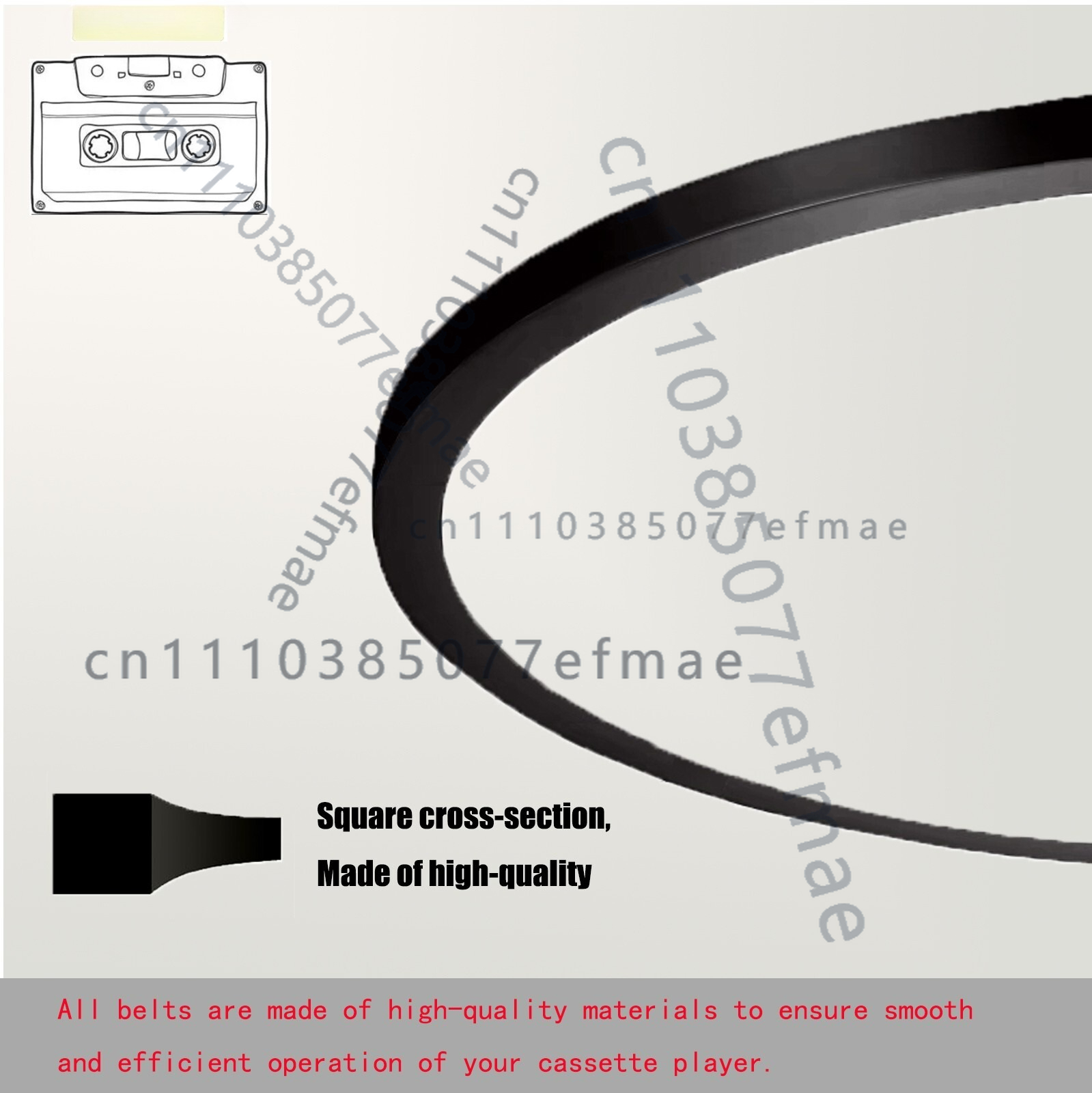 Belt for Panasonic RQ-SW20 RQS - Cassette Walkman Belt reseña y precio