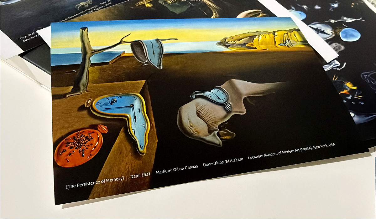 30Sheets Salvador Dalí Oil Pai - Collectible Vintage Greeting Cards reseña y precio