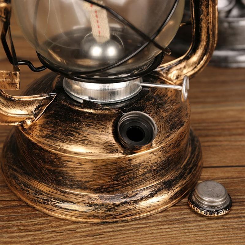 62KD Vintage Metal Oil Lamp Po - Collectible Vintage Lamps reseña y precio