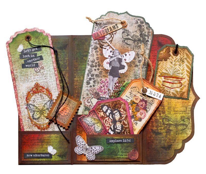 Tag Envelope Grunge Collection - Vintage Collectible Stamps reseña y precio